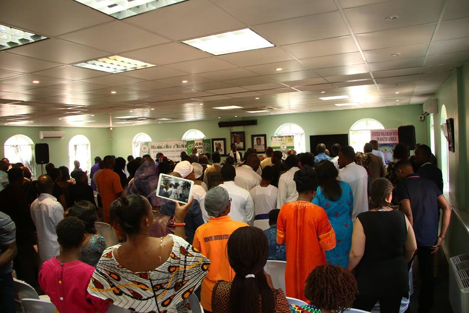 The Congregation representing ALL Nigerian groups and tribes during the NIGERIA PRAYS